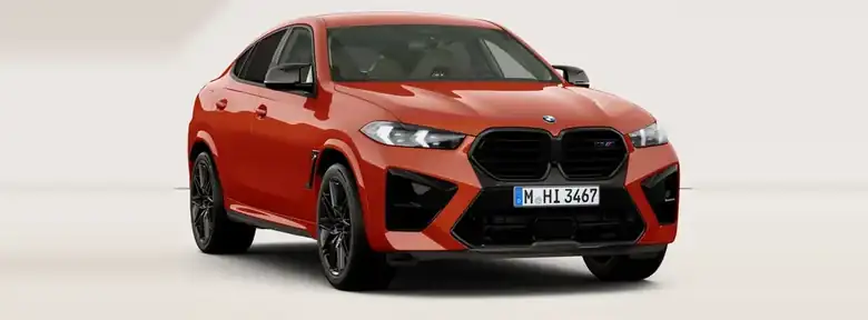 Piros BMW X6 M — prémium autóbérlés